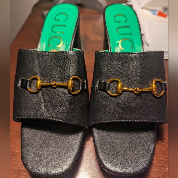 Fake Gucci Heeled Sandals - Picture 1 of 4